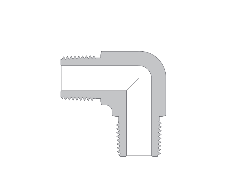 Brass, FITOK 6 Series Pipe Fitting, Male Elbow, 1/2 Male NPT