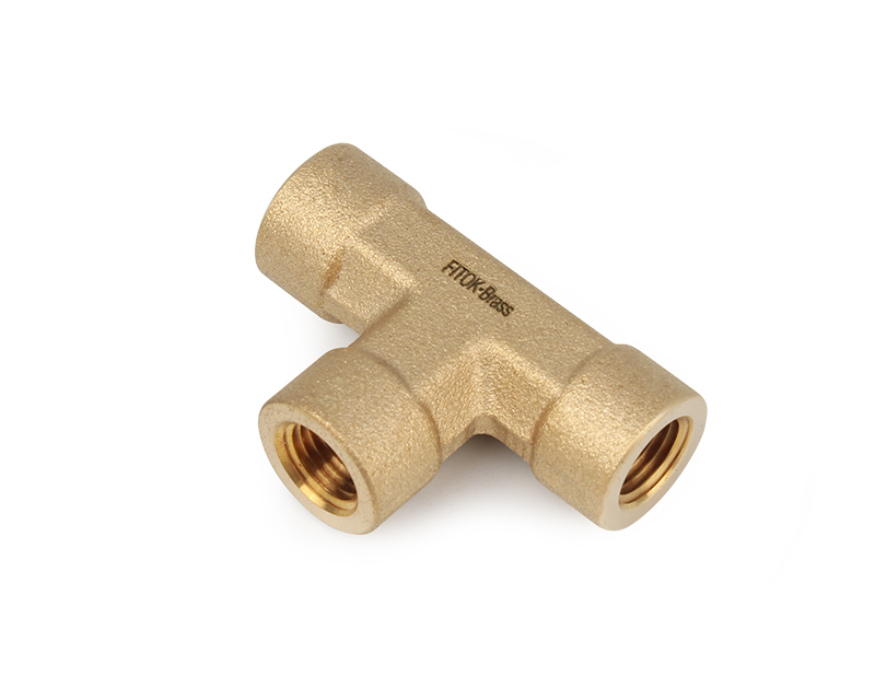 Female Tee, Brass, 3Ports x 1/4in. (F)NPT