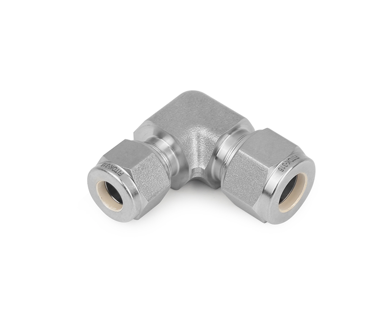 Union Elbow, 316SS, 3/4in. x 1/2in.  Tube OD, 2-Ferrule, 90Deg. 