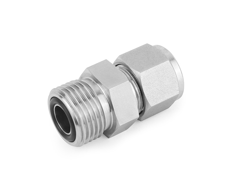 316 SS O-Ring Face Seal Fitting,Tube Fitting Connector, 1/2" FO Body x 1/2" Tube Fitting