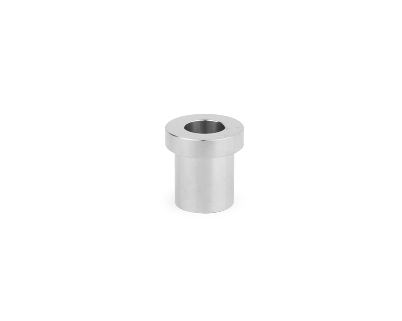 316 SS O-Ring Face Seal Fitting, Tube Socket Weld Gland, 1/4" FO Gland x 1/4" Tube Socket Weld