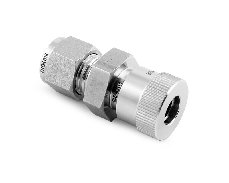 316 SS,VL Series Vacuum Tube Fitting,Tube Fitting Union,TubeO.D.3/8" x TubeO.D.3/8" 