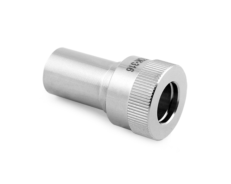 316 SS, Ultra-Torr Vacuum Fitting, FITOK VL Series Adapters, 1/8" Ultra-Torr Fitting x 3/8" Tube Stub