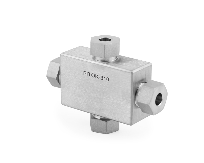 316 SS, FITOK 60 Series High Pressure Fitting, Coned and Threaded Connection, Union Cross, 9/16" O.D.