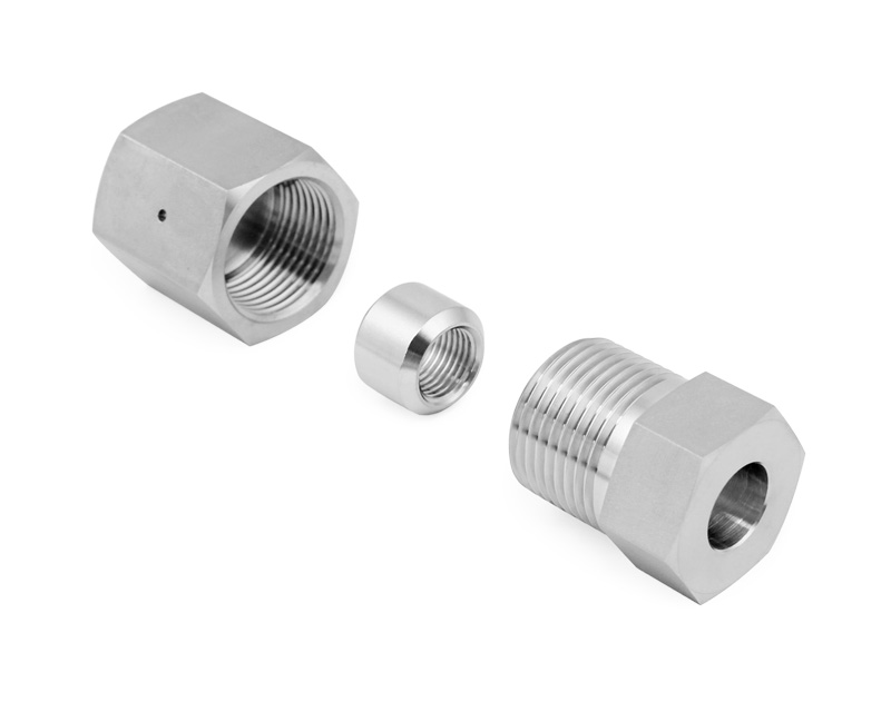 316 SS, FITOK 60 Series High Pressure Fitting, Coned and Threaded Connection, Cap, 3/8" O.D.