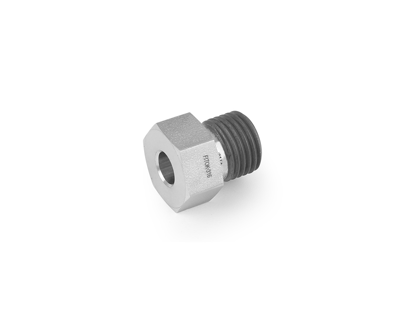 316 SS, FITOK 20D Series Medium Pressure Tube Fitting, Nut, 1/8" O.D.