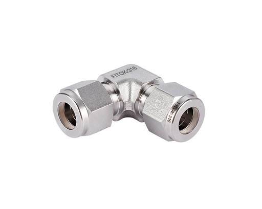 [SS-LU-FL24] Union Elbow, 316SS, 1-1/2in. x 1-1/2in. Tube OD, 2-Ferrule, 90Deg. 