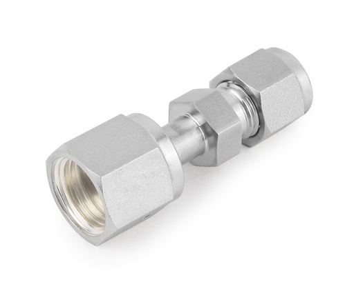 [SS-WG-FO8-FL6] 316 SS, FITOK FO Series O-ring Face Seal Fitting, FO Welded Gland to Tube Fitting, 1/2" FO x 3/8" Tube Fitting