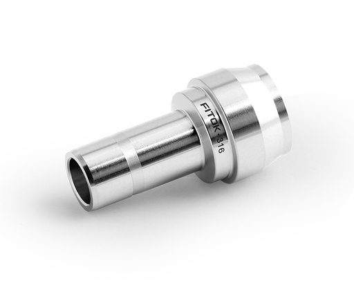 [SS-P-ML12-ML6] 316 SS, FITOK 6 Series Tube Fitting, Reducing Port Connector, 12mm O.D. × 6mm O.D.