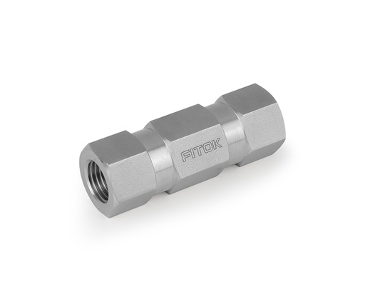 [COSS-FNS4] Terugslagklep 1/4" NPT F/F - RVS316