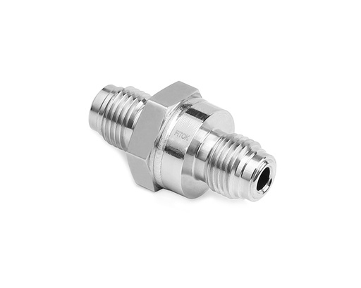 [CWSS-FL4] Check Valve, Body: 316SS, MWP: 3,000psig, Poppet: FKM Bonded 316SS, Conn.: 1/4in. x 1/4in. Tube OD, 2-Ferrule, Cv:0.55, All-Welded Design