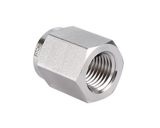 [SS-PC-NS16] 316 SS Pipe Fitting, Pipe Cap, 1" Female NPT