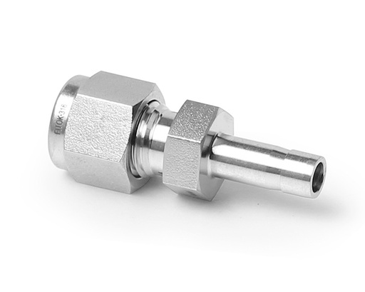 [SS-R-FL1-FT3] Reducer, 316SS, 1/16in. Tube OD, 2-Ferrule x 3/16in. OD Tube Stub End