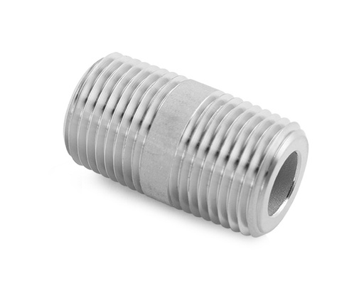 [B-PCN-RT6] Close Nipple, Brass, 3/8in. x 3/8in. (M)BSPT, Barrel Type