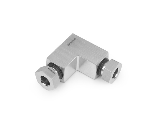 [SS-DLU-DFF6] 316 SS, FITOK 20D Series Medium Pressure Tube Fitting, Union Elbow, 3/8" O.D.