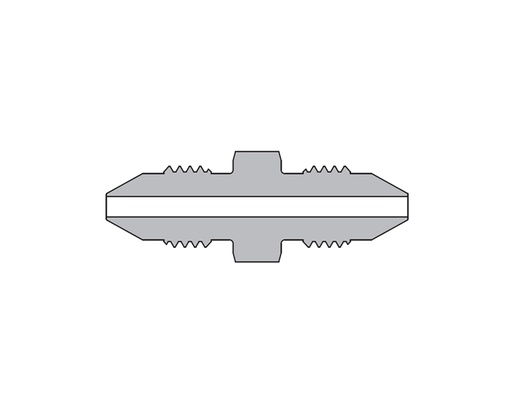 [SS-MMA-MM9-MM6] 316 SS, FITOK AMH Series Adapter Fitting, Male to Male, 9/16" × 3/8" Male 20M Series Medium Pressure Coned and Threaded Connection