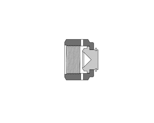 [SS-CP-FR4-BP] "316 SS Metal Gasket Face Seal Fittings. 1/4"" FR Cap" (copié)