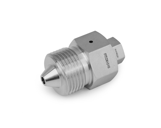 [SS-FMA-HF6-HM9] 316 SS, AMH Series Adapter Fitting, Female to Male, 3/8" Female 60 Series High Pressure × 9/16" Male 60 Series High Pressure, Coned and Threaded Connection