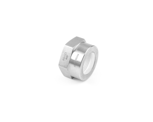 [6L-N-TFO8] 316L SS, FITOK TFO Series L-ring Face Seal Fitting, Nut, 1/2" FO